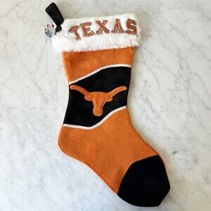 Texas Longhorns Christmas Stocking Plush 18" Long NCAA Licensed Team Varsity